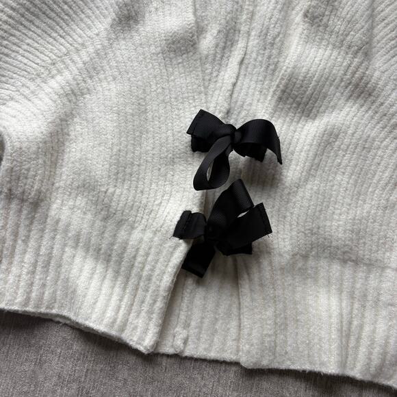 Anthropologie Rhea Bow-Front Crop Cardigan - Picture 3 of 6